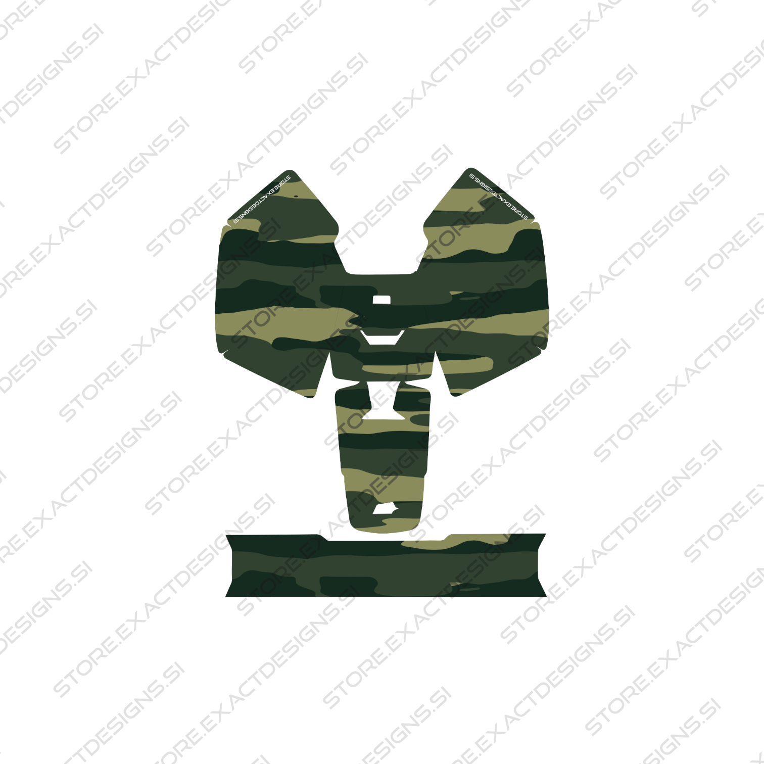 Camouflage Woodland – Sticker for Mammotion Robotic Lawn Mowers Exact Designs