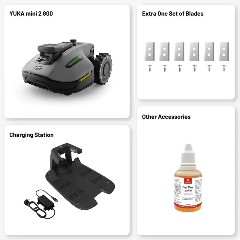 Mammotion YUKA mini 2 800 Robotska Kosilnica Exact Designs