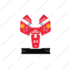 F1 Ferrari - Nalepka za Mammotion robotske kosilnice Exact Designs