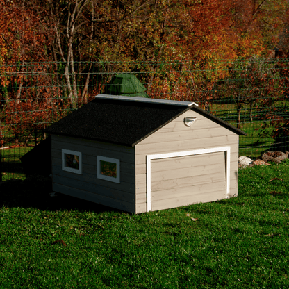 My Robot Home Plus – Automatische Garage für Mähroboter - Exact Designs