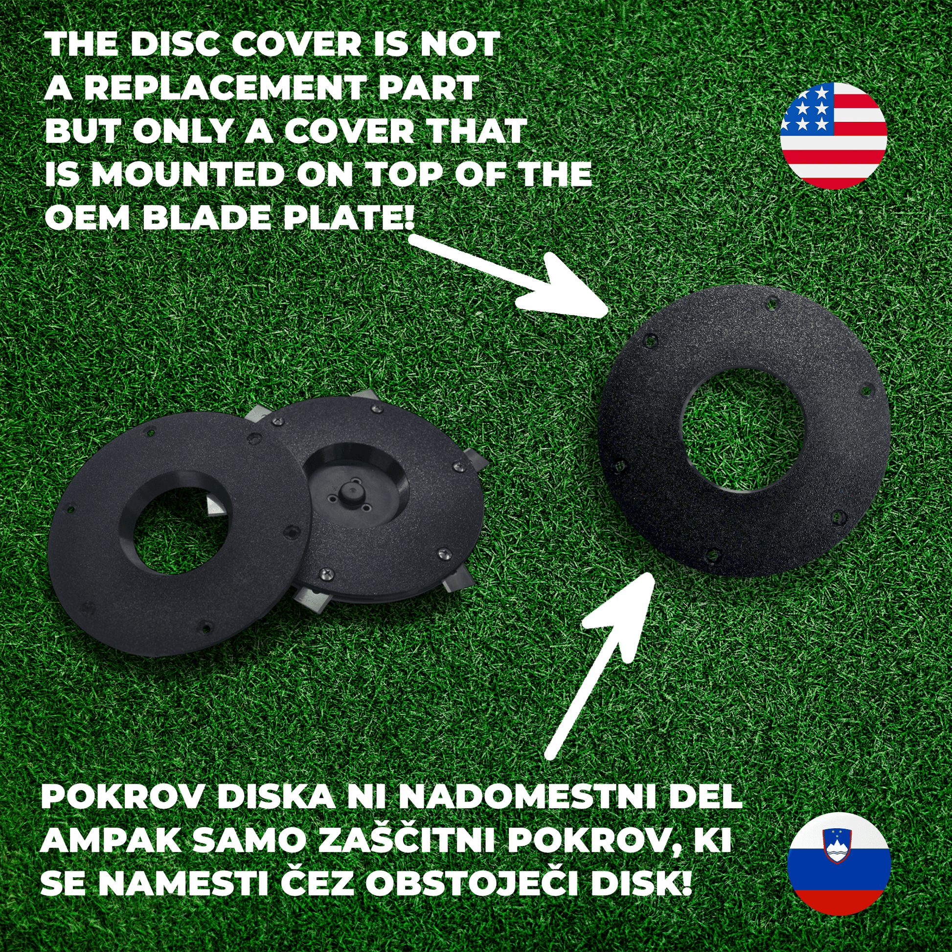 Satz Abdeckplatten für Mammotion Luba 1 & 2 Mähroboter - Exact Designs